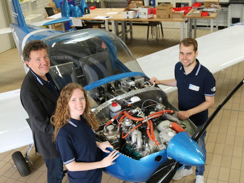 Flugzeugbau als Teil des Studiums: beim Reutlinger Wirtschaftsingenieur "International Project Engineering"