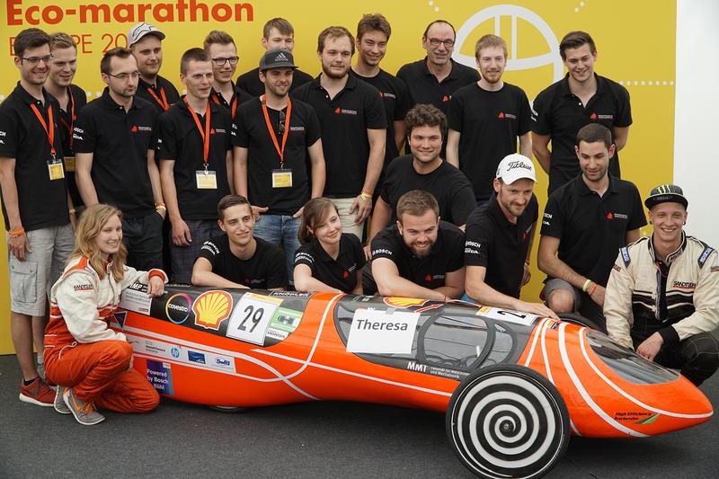 579,2 Kilometer konnte das Team High Efficiency mit einem Liter Treibstoff zurücklegen