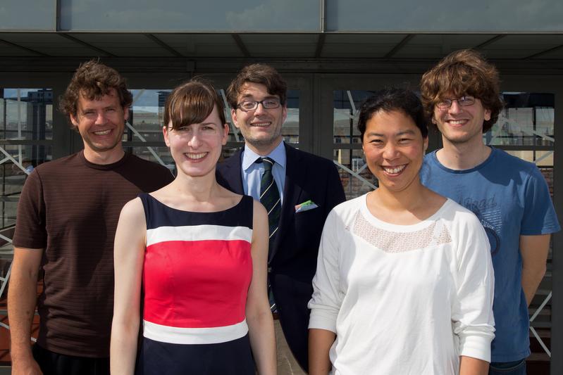 W. Pernice, J. Specht, C. Lundgreen, M. Akkermann, J. Peters (v.l.n.r.)