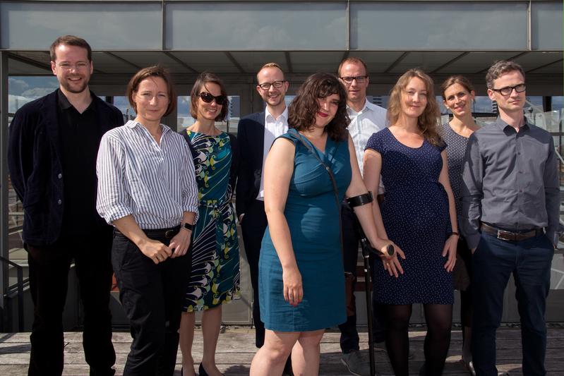 M. Dresler, A.L. Ahlers, E. Buddeberg, S. Matzner, N. El-Mecky, R. Kretschmer, F. Rostalski, L. Hipp, M. Bies (v.l.n.r.). Auf dem Foto fehlt M. Schmidt.