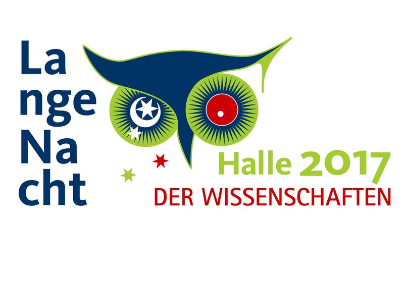 Logo der Langen Nacht der Wissenschaften in Halle.