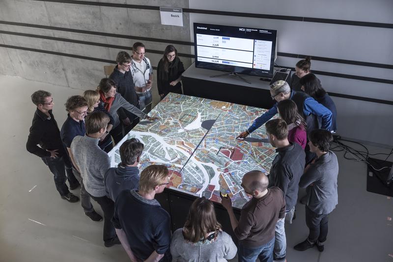 Interaktives Stadtmodell: FindingPlaces-Workshop an der HCU Hamburg
