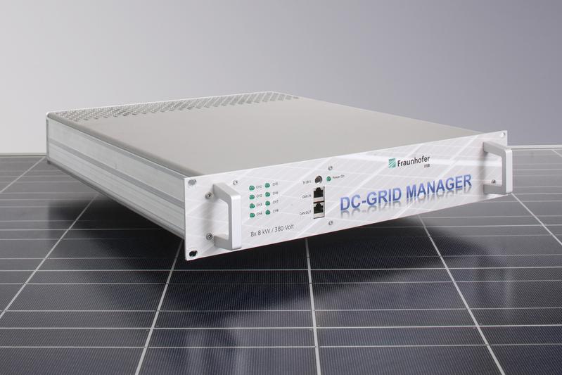 DC-Grid Manager des Fraunhofer IISB, universelle Kernkomponente für lokale Gleichstromnetze.