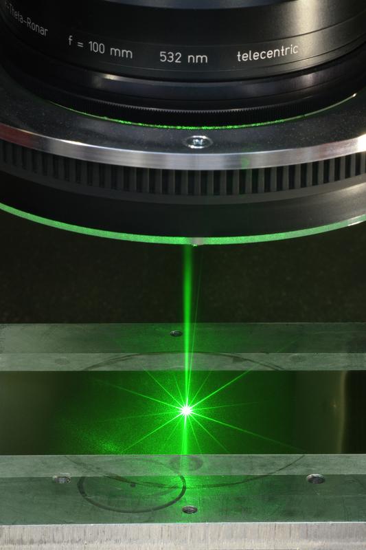 Laserstrukturierung von Metallfolie