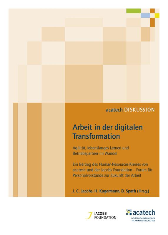 Titelseite der acatech Publikation