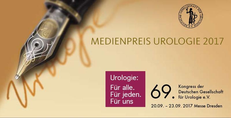 Für Journalisten: Medienpreis Urologie 2017 zum vierten Mal ausgelobt