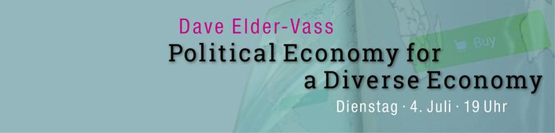 Banner für den Vortrag von Dave Elder-Vass
