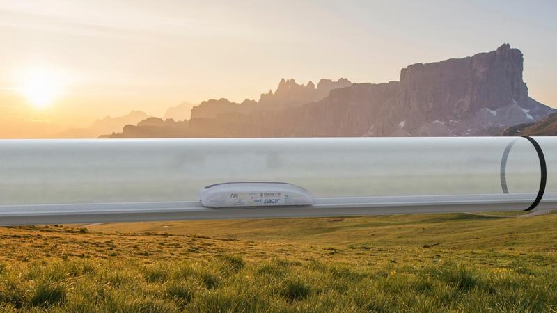 Projektstudie Hyperloop: so kann es aussehen