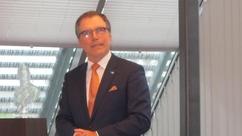 Bernhard Schneider, Vorsitzender der ev. Heimstiftung
