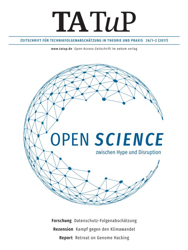 Aktuelle Ausgabe von TATuP zum Thema Open Science