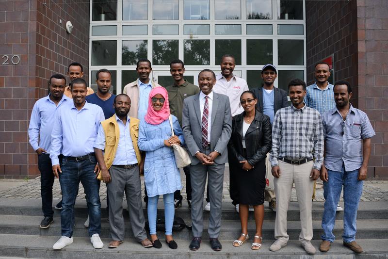 15 angehende Doktores aus Äthiopien zu Gast am BIBA: An der Universität Bremen bereiten sie sich auf ihre Promotionsprüfungen vor.