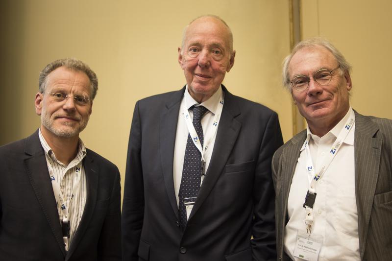 v.l.n.r. Dr. D. von Stillfried, Geschäftsführer des Zi, Prof. R. Kreienberg, Prof. M. Schrappe