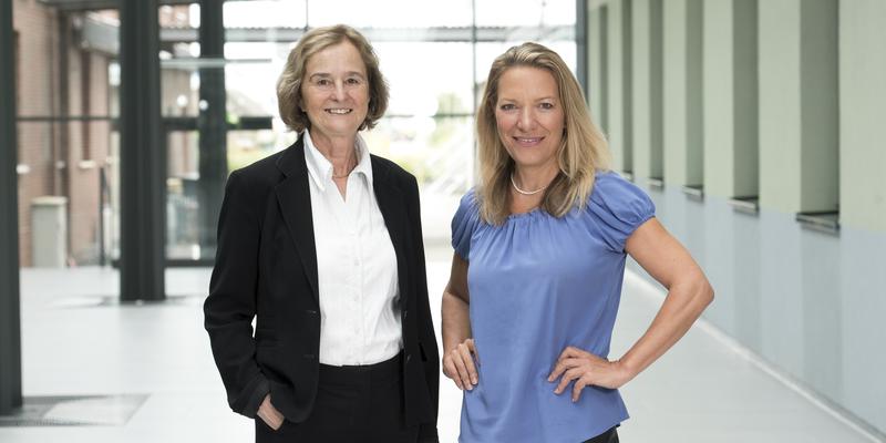 Karin Lochte (left) and Antje Boetius