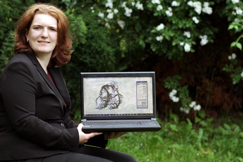 Die Informatikerin Christina Gillmann entwickelt die Technik. 