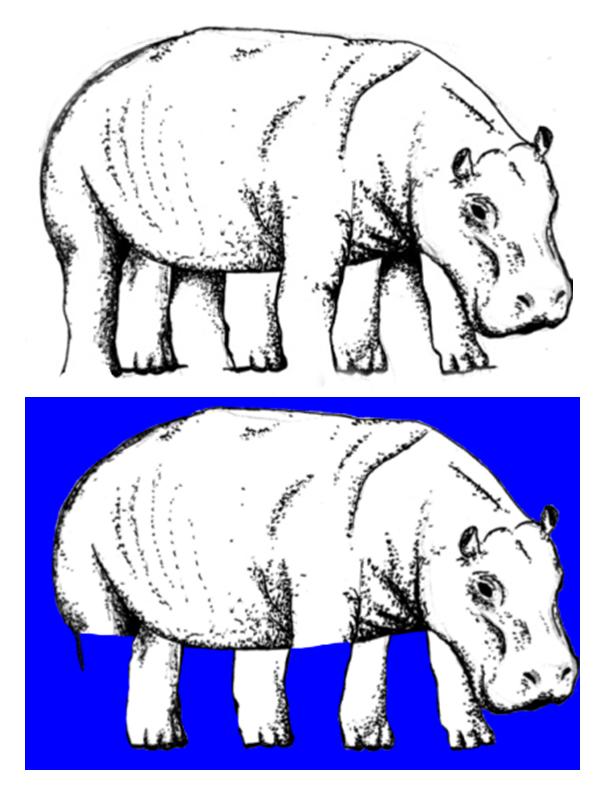 Optical illusions like this one convey conflicting information. The Kiel research team uses them to show how our brain connects information.