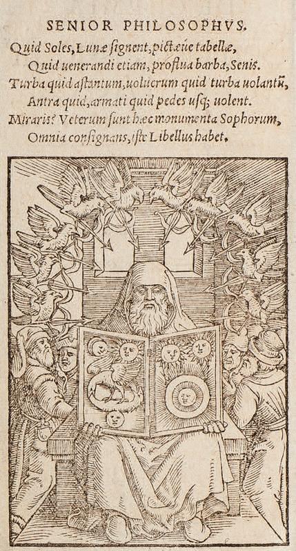 „Senior Philosophus“ aus „De Chemia Senioris“ von 1560