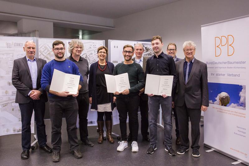 (v.l.n.r.): Peter Engelhardt, Sokratis Ziogas, Dr. Wolfgang Naumer, Prof. Claudia Nickel, Yunus Yaman, Prof. Kenn Schwarzbart, Michael Kandert, Prof. Marc Kirschbaum und Helmut Zenker 