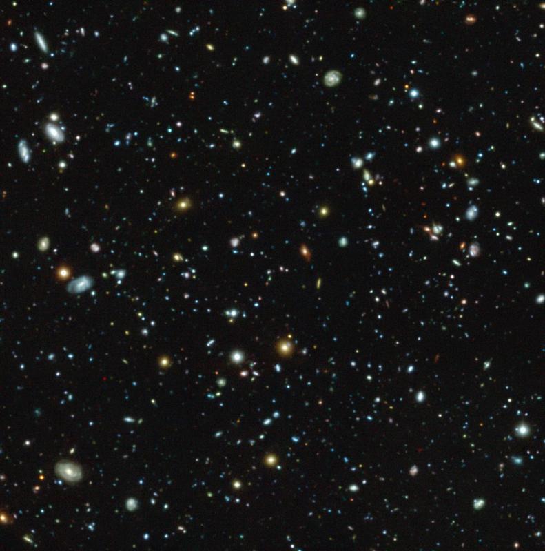 Das Hubble Ultra Deep Field aus Sicht von MUSE