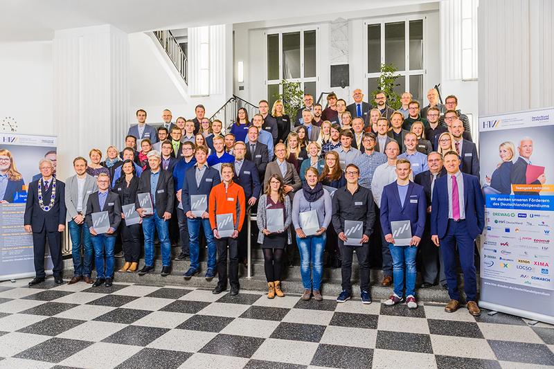 46 Studierende können sich in diesem Studienjahr über eine Förderung durch das Deutschlandstipendium an der HTW Dresden freuen.