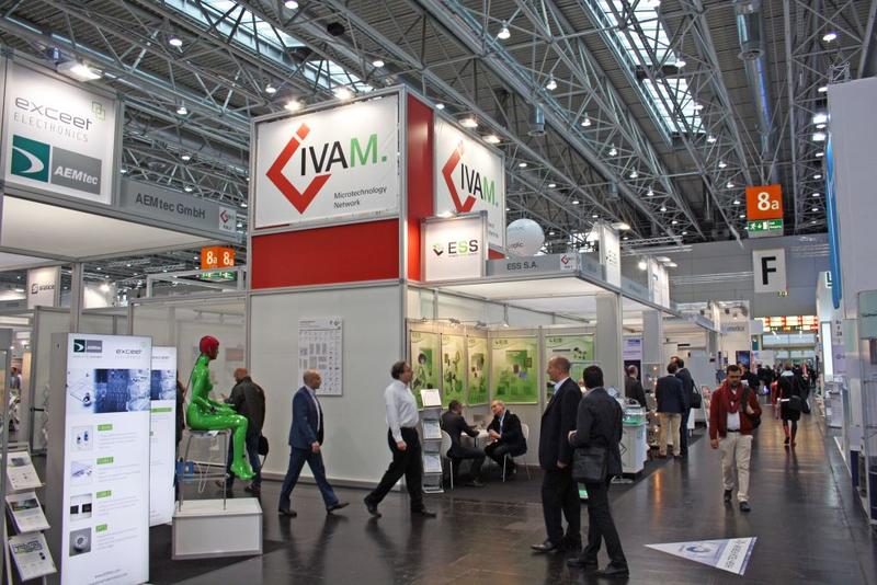 Der Produktmarkt des IVAM Fachverband für Mikrotechnik war der größte Gemeinschaftsstand der Messe.