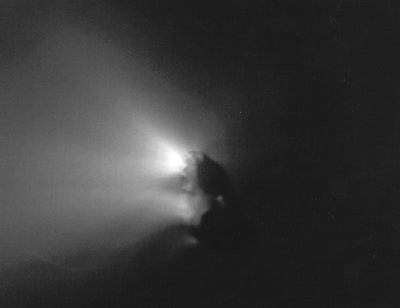 Das bisher einzige Bild eines Kometenkerns stammt vom Kometen "Halley