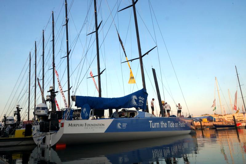 Die "Turn the Tide on Plastic" segelt beim Volvo Ocean Race nicht nur auf Zeit rund um die Welt, sondern sammelt dabei auch Daten zum Zustand der Ozeane. 