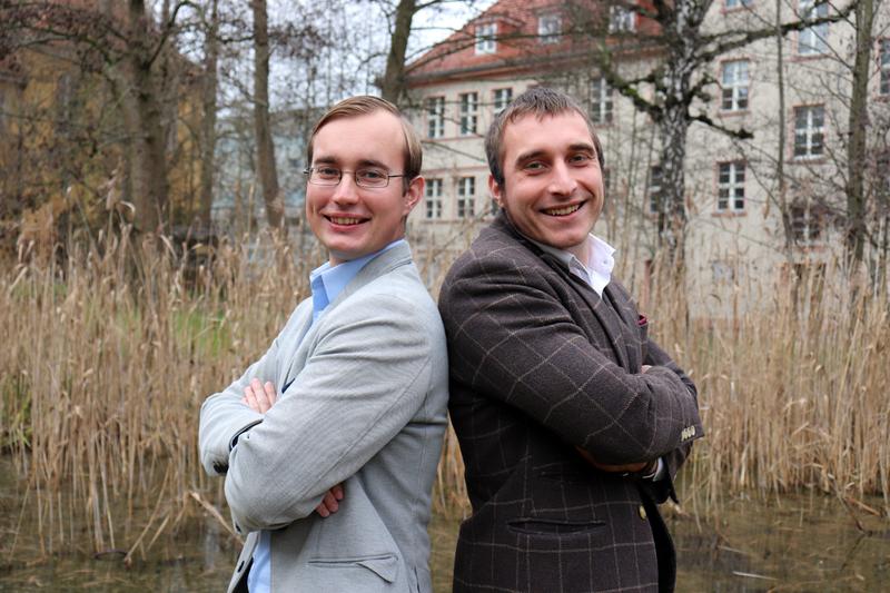 Die beiden Strival-Gründer Marc Büttner (links) und Dennis Hindenburg.