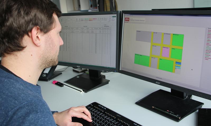Automatisierte Fabrikbewertung: Das IPH hat bereits eine Software entwickelt, die unterschiedliche Layoutvarianten schnell und objektiv miteinander vergleicht.