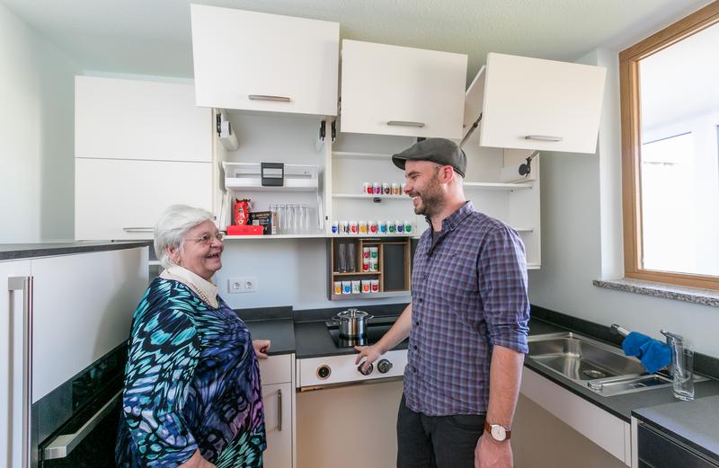 Demonstration im AAL Living Lab der Hochschule Kempten