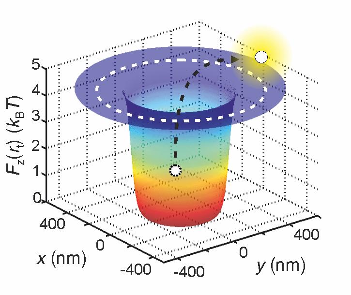 Forschende können die effektive elektrische Ladung eines Moleküls feststellen, indem sie dieses in einem Potentialtopf fangen und messen, wie lange es darin bleibt.