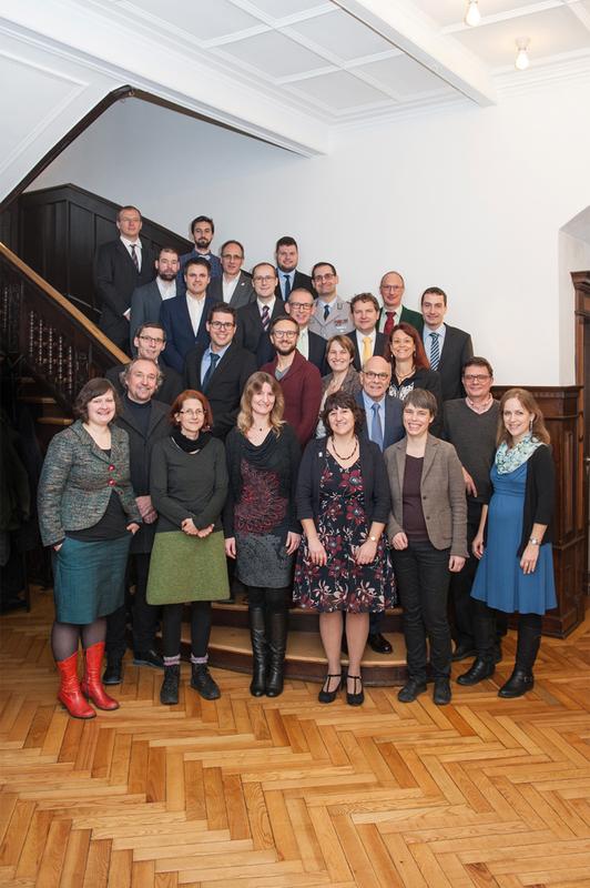 Alle Preis- und Amtsträger bei der Verleihung der Forschungs- und Lehrboni der Universität Ulm