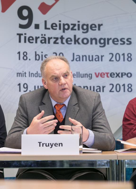 Prof. Dr. Uwe Truyen, Direktor des Instituts für Tierhygiene und Öffentliches Veterinärwesen der Universität Leipzig, ist Experte für das Thema "Afrikanische Schweinepest".