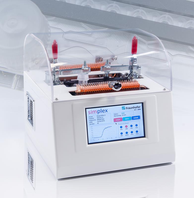 Simplex - Microfluidic device for multiplex real time PCR