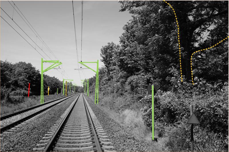 Das Fraunhofer IAIS entwickelt eine Bilderkennungssoftware auf Basis von Künstlicher Intelligenz, die potenzielle Risiken auf der Bahnstrecke erkennt.
