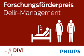 Forschungsförderpreis Delir-Management von DIVI und Philips