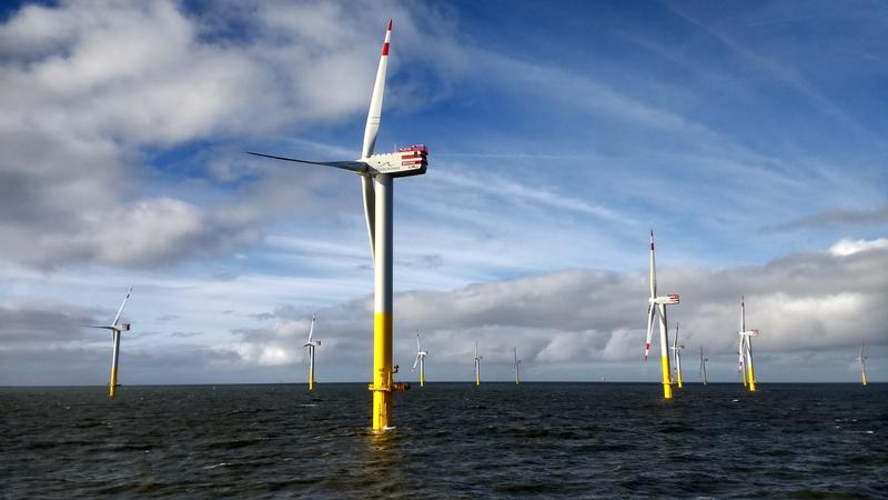 Offshore-Windpark OSS Nordergründe.