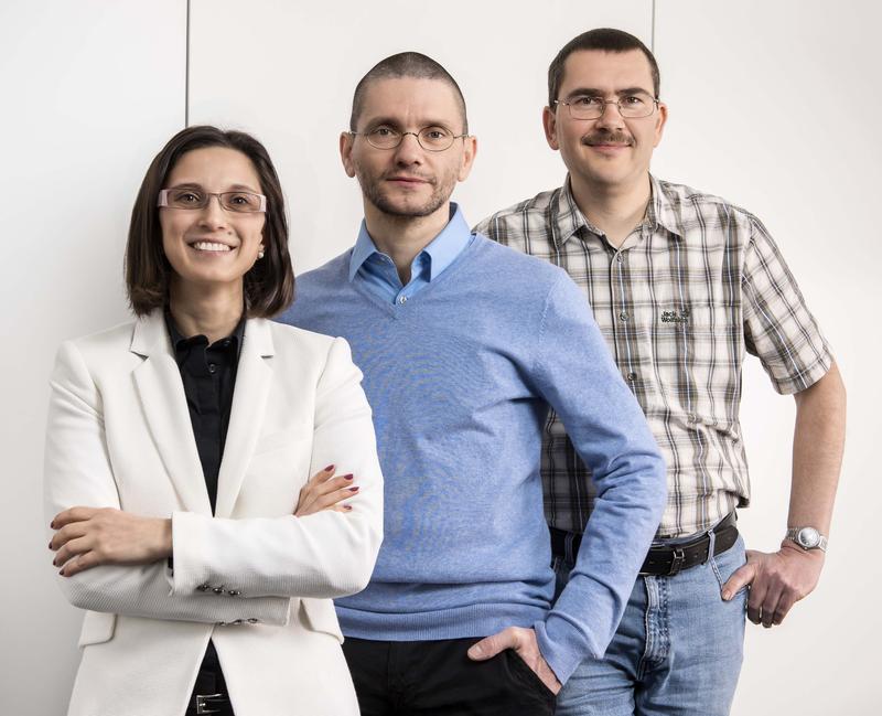 Das Team: Petya Atanasova, Andreas Bartzsch, Dr. Dirk Sandmann.