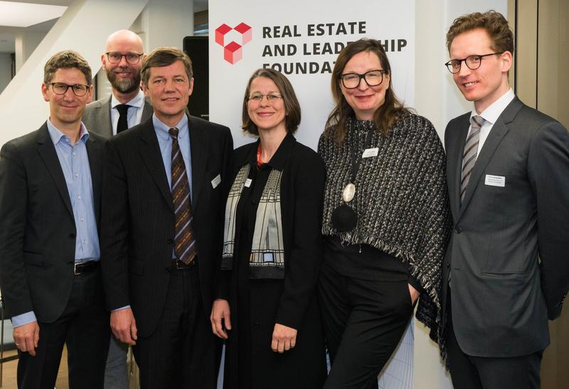 Vertreter der HSBA und der Real Estate and Leadership Foundation 