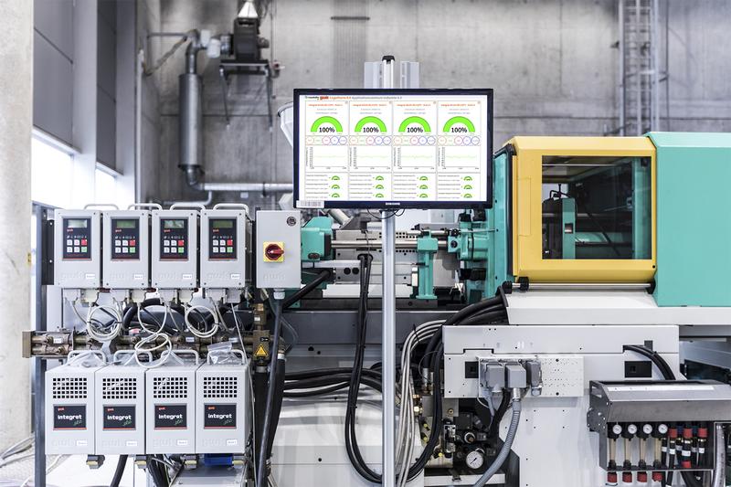 Ein Demonstrator für das Zustands- und Prozessmonitoring von Temperiersystemen ist im Applikationszentrum Industrie 4.0 des Fraunhofer IPA errichtet. 