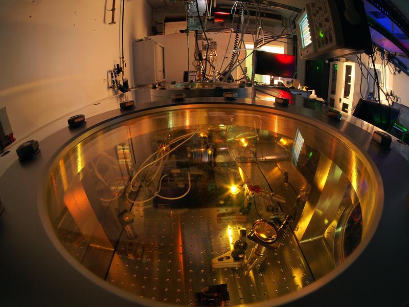 Measuring chamber at TUM’s Department of Physics