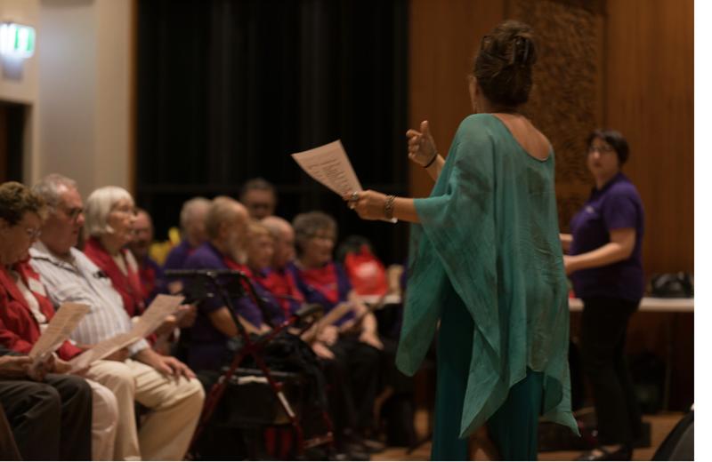 Singen mit Parkinson Patienten