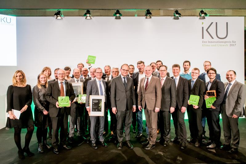 Deutscher Innovationspreis für Klima und Umwelt (IKU): Gratulanten und Preisträger 2017