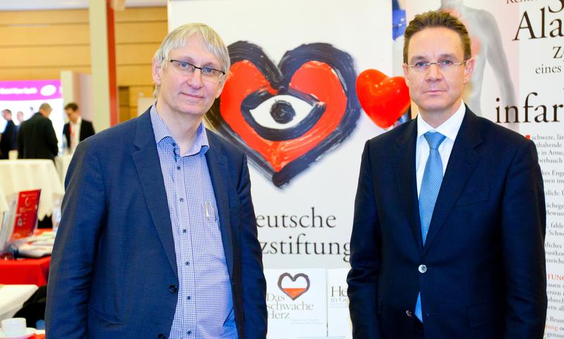 Die Professoren Tobias Welte und Johann Bauersachs (von links). 