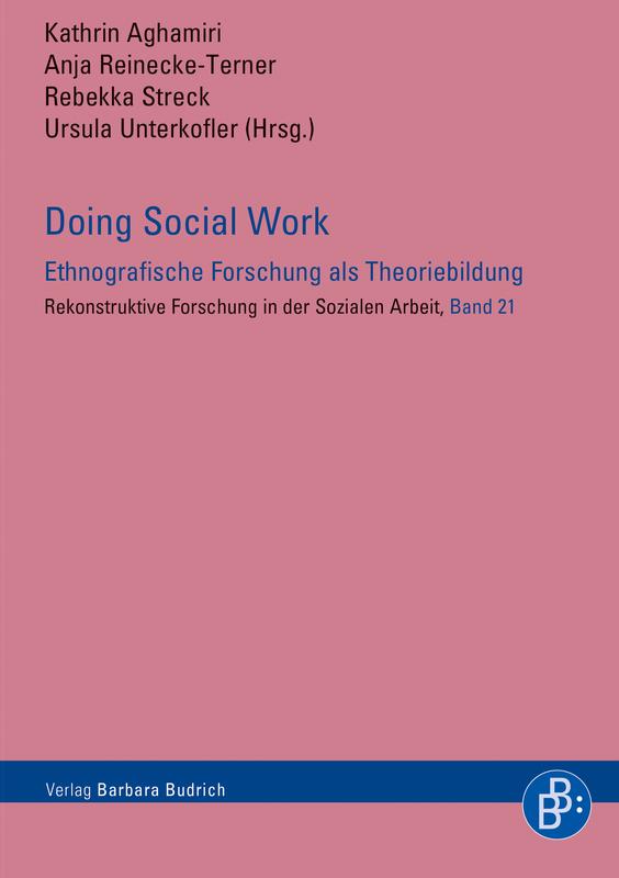 Erschienen ist der Band in der Reihe „Rekonstruktive Forschung in der Sozialen Arbeit“. 