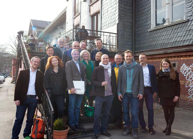 Besuch des Reallabors "Utopiastadt" im Mirker Quartier während der Abschlusstour des Projekts Wohlstands-Transformation Wuppertal.