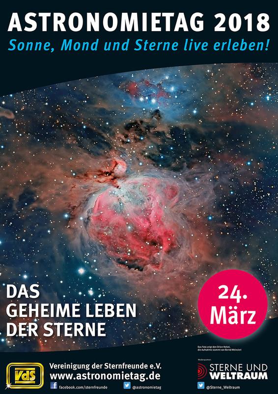 Plakat zum Astronomietag 2018