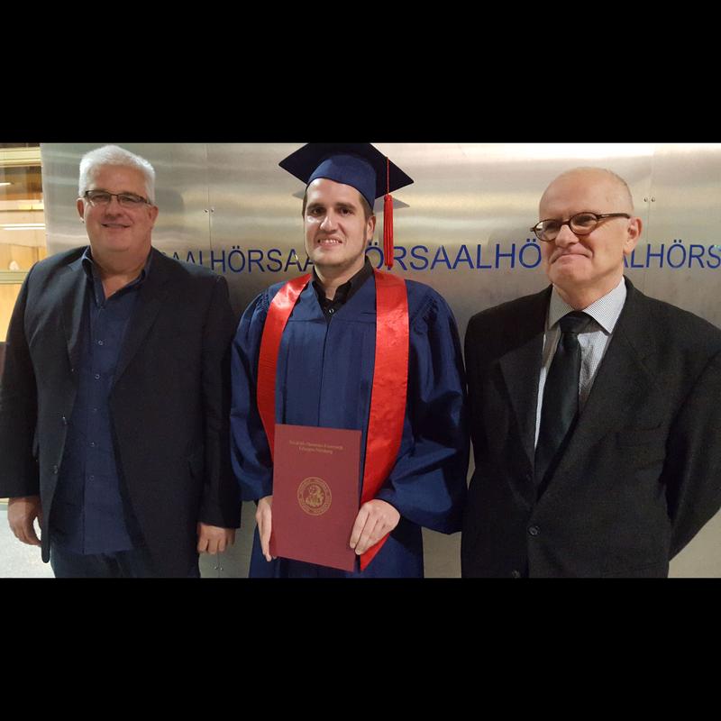 Foto: Prof. Dr. Rainer Groß, Dr. Julian Knoll (beide TH Nürnberg), Prof. Dr. ingo Klein (FAU)