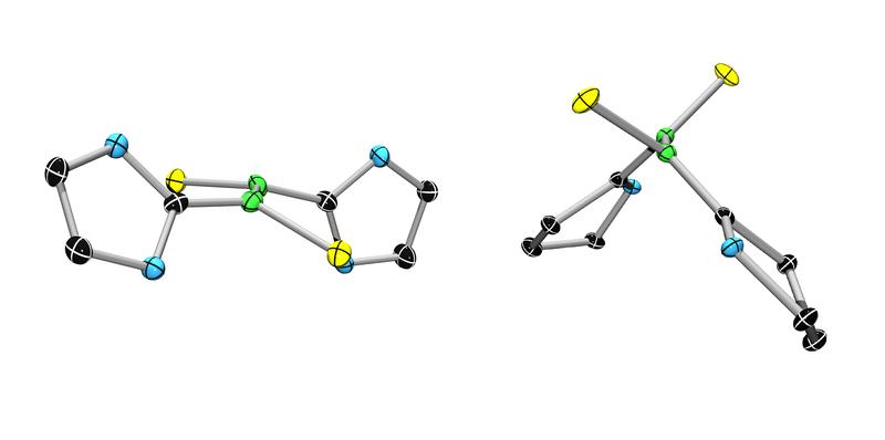 A conventional boron-boron double bond (left) and its extremely stable biradical relative. 