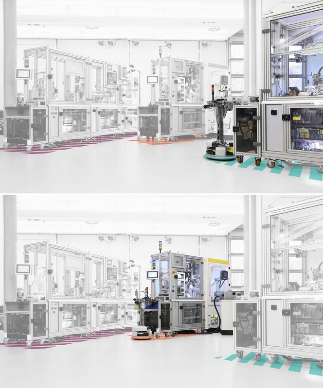 Modular certification is the prerequisite for a fast and problem-free plant conversion in the context of Plug & Play as demonstrated at the SmartFactoryKL-Industrie 4.0 production plant.