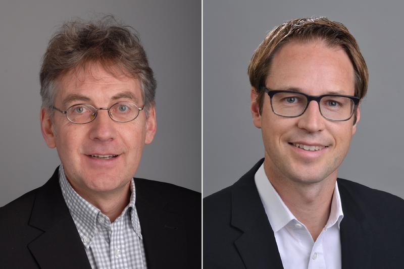 Die beiden Projektleiter Prof. Dr. Andreas Balthasar (l.) und Prof. Dr. Reto Hofstetter